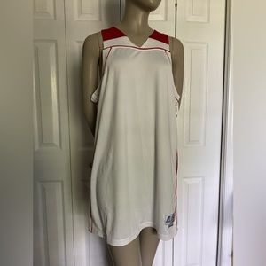 NWT Russell Athletic White/RedTank Top Size XL